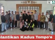 Tokoh Pemuda Dilantik Kepala Dusun Tompo’e Desa Watu Toa